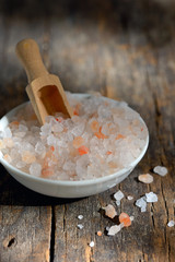 Pink salt from the Himalayas