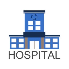 Hospital concept illustration, Emergency icon