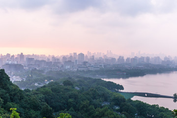 panoramic city skyline