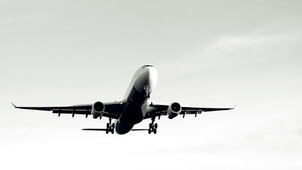 Airplane as background