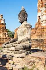 Fototapeta na wymiar Ruins of the old city of Ayutthaya, Thailand