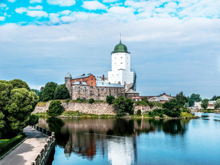 Historical castle, Vyborg, Russia