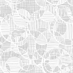 Doodle geometric background. Seamless pattern.Vector. 落書き幾何学パターン