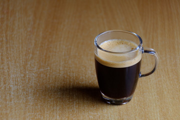 Espresso cup ready to drink