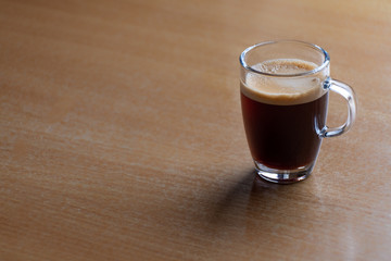 Espresso cup ready to drink
