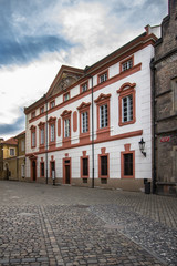 Historical buildings in old town in Prague, Czech republic