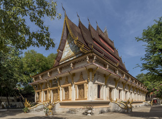 Fototapeta na wymiar The beautiful Wat Haysoke temple in Vientiane, Laos