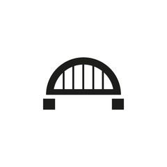 bridge on white background