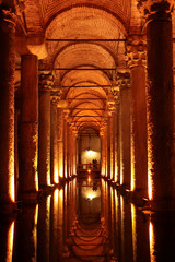 The Basilica Cistern (Yerebatan Sarayi), Istanbul, Turkey