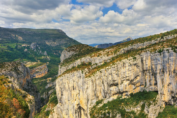 Fototapeta na wymiar Places of interest in Provence - Verdon Gorge. France.