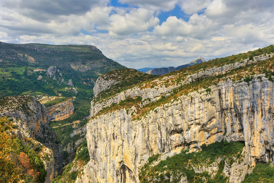 Places of interest in Provence - Verdon Gorge. France.