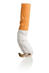 Cigarette butt Isolated