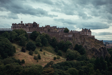 Fototapeta na wymiar View of Edinburgh Castle