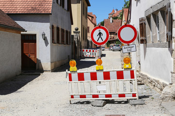 Building plot on the street