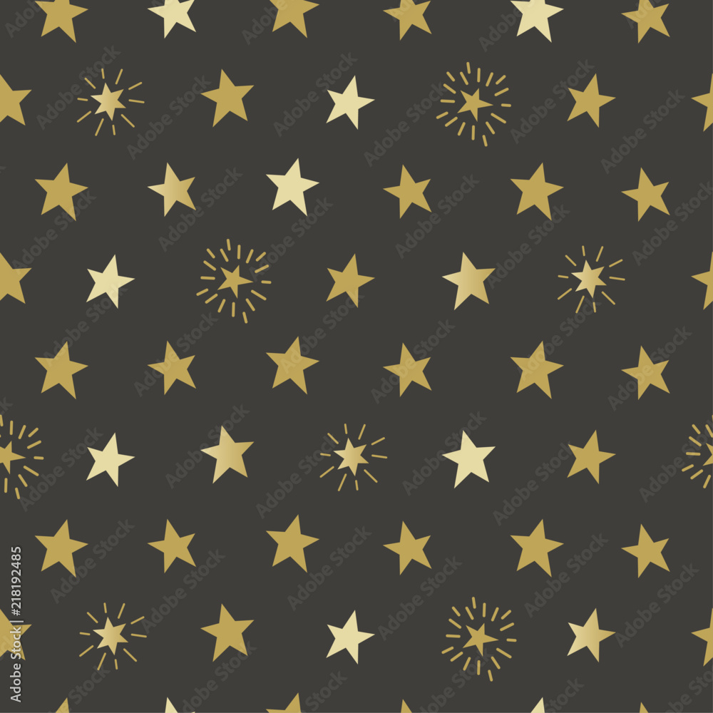 Canvas Prints star seamless pattern