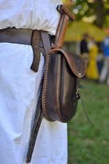 borsa pelle da cintura