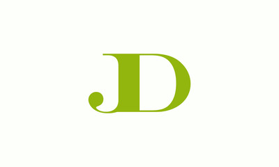 alphabets  dj letters logo design 