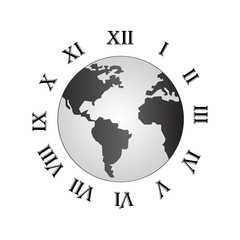 Earth Hour Clock Vector