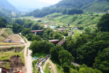 湖底に沈む運命の風景
