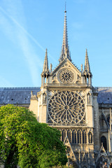 Sonnenuntergang Notre-Dame in Paris Frankreich