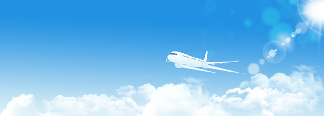 Aviation Blue Banner