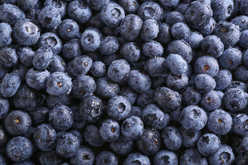 Fresh ripe blueberries as background