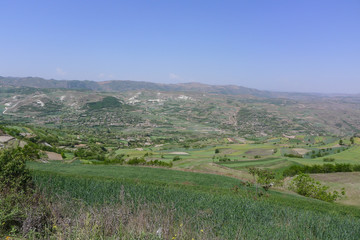 Obraz premium A Large Area of Terraces