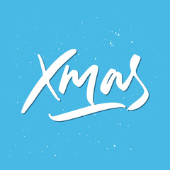Xmas Holiday Lettering