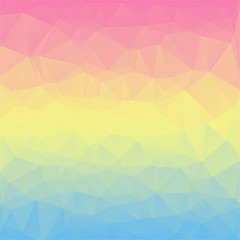 Low polygon triangle polygonal illustration,which consist of triangles.Creative geometric illustration in Origami style with gradient. Brand new design for your business.