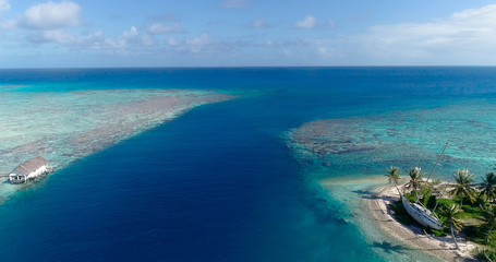 dream landscape in the pacific