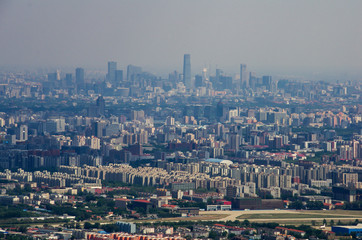 View of Chinese Modern Buildings in Highrise Development