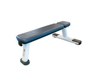 gym bench isolated on white background