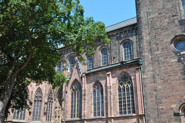 Fototapeta premium Romanischer dom Worms am Rhein