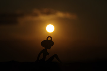 A Small Artifact in the Sunset