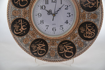 Fototapeta na wymiar Copper Wall Clock