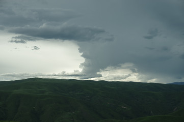 A Stretch of Hill on a Cloudy Day
