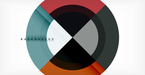 Obraz premium Vector circle abstract background