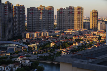 Fototapeta na wymiar Chinese Modern Apartments