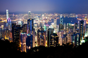 Hongkong Kowloon Victoria Hafen