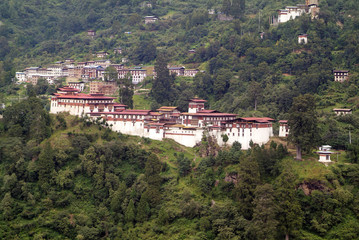 Fototapeta na wymiar Bhutan, Trongsa,