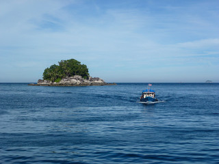Fototapeta na wymiar Malaysia Tioman Boot Pulau Soyak