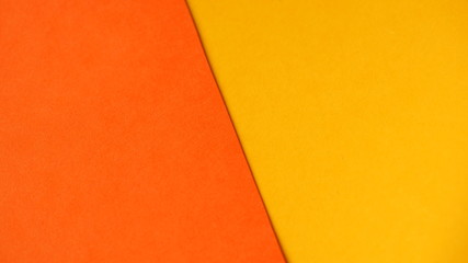 Orange and yellow paper background.