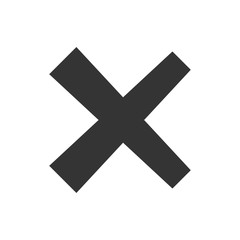 Cross mark icon