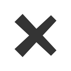 Cross mark icon