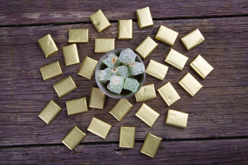 turkish delight and candy for ramadan festival