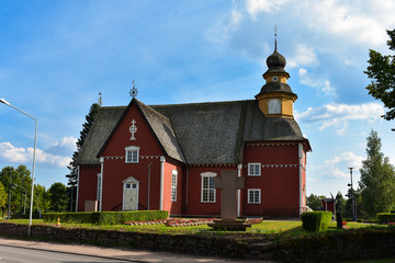 Fototapeta na wymiar Church of Säkylä in Finland