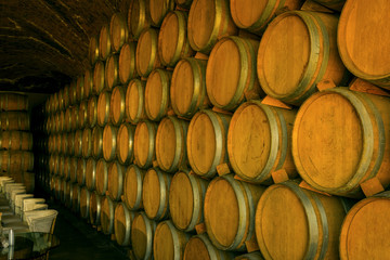 Wine barrels