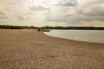 Picture from the lake cospudener see leipzig .It is a  sea in a old brown coal mining.It is a part...