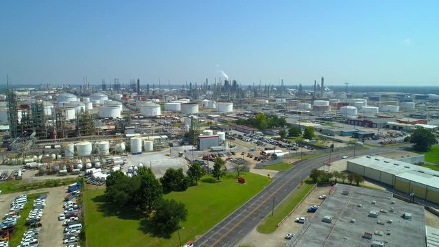 Aerial oil refinery