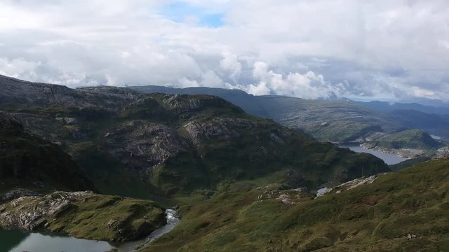 Rivers and lakes in the norwegian mountains